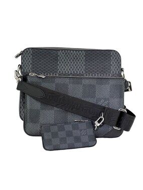 Louis Vuitton Trio Messenger Damier Graphite Men's Bag
